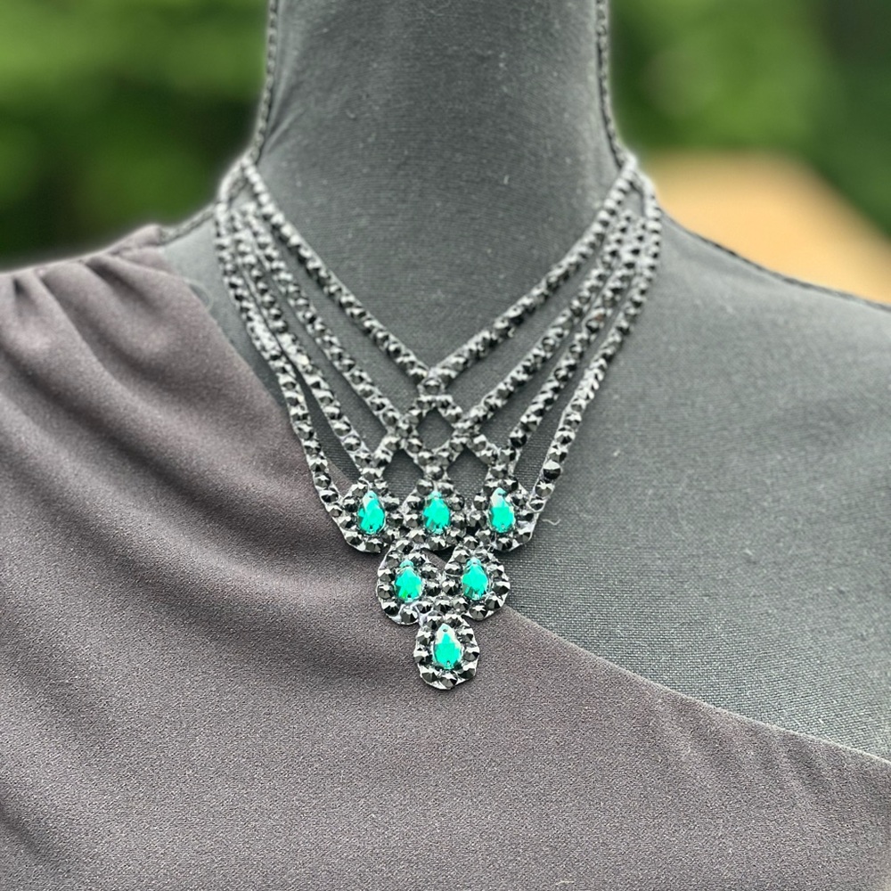 Custom Swarovski Necklace One of a Kind
